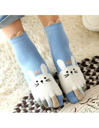 Детски чорапи с пръсти заек 598